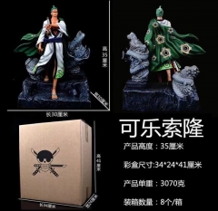 35cm GK One Piece Roronoa Zoro Model Anime PVC Figure Toy