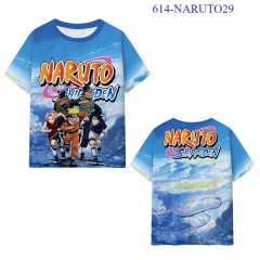 15 Styles Naruto Color Printing Cosplay Anime T-shirt