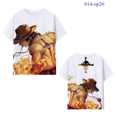 11 Styles One Piece Color Printing Cosplay Anime T-shirt