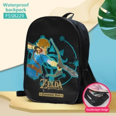 The Legend Of Zelda Cosplay Cartoon Waterproof Backpack Anime School Bag