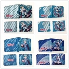 6 Styles Hatsune Miku Cosplay Japanese Cartoon Purse Anime Short Wallet