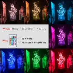 2 Styles 2 Different Bases Seishun Buta Yarou Series  Anime 3D Nightlight with Remote Control