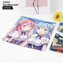 Re:Life in a Different World from Zero/Re: Zero Cosplay Cartoon Character Anime Handkerchief