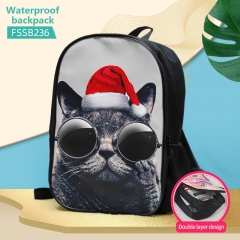 The Cat Cosplay Cartoon Waterproof Backpack Anime School Bag