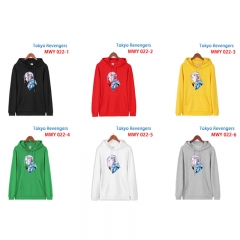 8 Styles 6 Colors Tokyo Revengers 100% Cotton Anime Hooded Hoodie