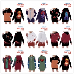18 Styles Naruto For Female Long Design Anime Hooded Hoodie
