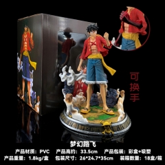 33CM GK One Piece Luffy Collectible Model Toy Anime PVC Figure