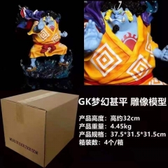 32cm GK One Piece Jinbe Anime PVC Figure Collection Gift Model Toy