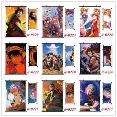 13 Styles One Piece Anime Cartoon Decorative Wall Anime Wallscroll (60*90CM)