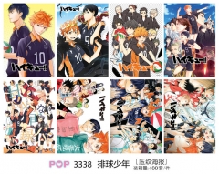 Haikyuu Color Printing Anime Paper Posters (8pcs/set)