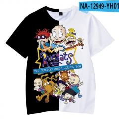 15 Styles Rugrats in Paris Cosplay 3D Digital Print T Shirt For Adult And Children
