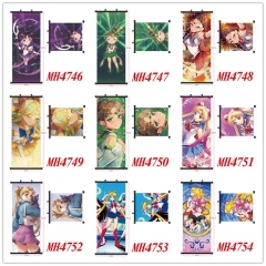 11 Styles Pretty Soldier Sailor Moon Tsukino Usagi Decorative  Wall Anime Wallscroll (40*102CM)