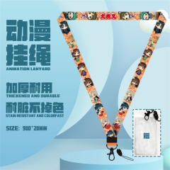 2 Styles Inuyasha Cartoon Long Lanyard Anime Phone Strap