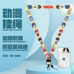2 Styles Fairy Tail Cartoon Long Lanyard Anime Phone Strap
