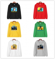 6 Styles 6 Colors Dragon Ball Z Pattern Cotton Material Anime Hooded Hoodie