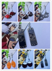 7 Styles Naruto Cute Cartoon Cosplay Anime Alloy Earring