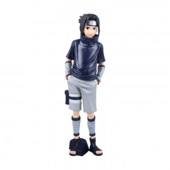 24CM Naruto GK Uchiha Sasuke Standing Posture Cartoon Character Model Toy Anime PVC Figure