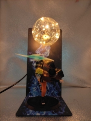 6 Colors Uzumaki Naruto Anime Figure with Light Desk Lamp Nightlight