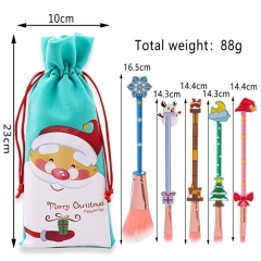 Christmas Santa Claus Snowman Cosplay Anime Makeup Brushes Set