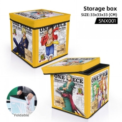 One Piece Cartoon Character Pattern Anime Storage Box