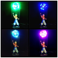 5 Colors Dragon Ball Z Cartoon Character Anime Figure Desk Lamp Nightlight