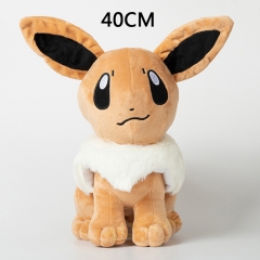 40CM Pokemon Eevee Cartoon Collectible Doll Anime Plush Toy