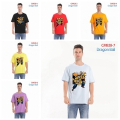 35 Styles Dragon Ball Z Pure Cotton Anime T-shirts