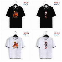 12 Styles Naruto Pure Cotton Anime T-shirts