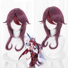 Genshin Impact Rosaria Cartoon Character Cosplay For Party Anime Wig