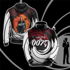 007 Cosplay Cartoon Clothes Anime Hoodie