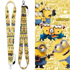 4 Styles Despicable Me Anime Cartoon Character Long Lanyard Phone Strap
