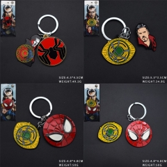 5 Styles Doctor Strange/Spider Man Alloy Anime Keychain