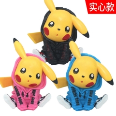 3 Styles Pokemon Pikachu Cartoon Character Model Toy Anime PVC Figure