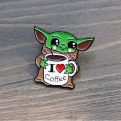 Star War Baby Yoda Anime Alloy Badge Brooches Pin