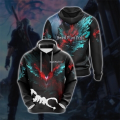Devil May Cry Cosplay Cartoon Clothes Anime Hoodie