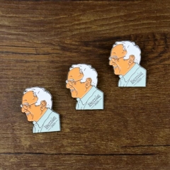 Bernie Sanders Anime Alloy Badge Brooches Pin