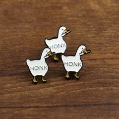 Minecraft Untitled Duck Anime Alloy Badge Brooches Pin