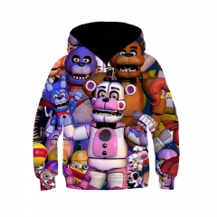 Five Nights at Freddy's Cosplay Cartoon Clothes For Children Anime Hooded Hoodie