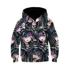 Danganronpa: Trigger Happy Havoc Cosplay Cartoon Clothes For Children Anime Hooded Hoodie