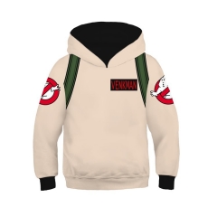 Ghostbusters Cosplay Cartoon Clothes For Children Anime Hooded Hoodie