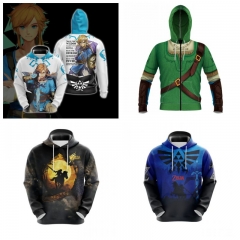 5 Styles The Legend of Zelda Cosplay Cartoon Clothes Anime Hoodie