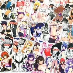 100pcs/set Bunny Girl Different Cartoon Cute Wholesale Anime Stickers Set