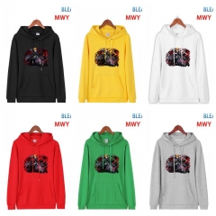 6 Colors Bleach Pure Cotton Hooded Anime Long Hoodie