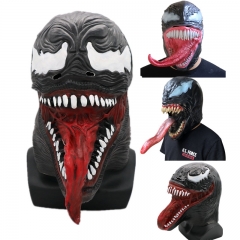 4 Styles Venom Prom Props Latex Material Anime Mask