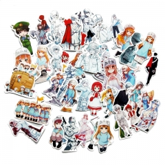 42pcs/set Cells at Work Different Cartoon Cute Wholesale Anime Stickers Set