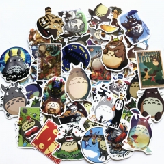 50pcs/set My Neighbor Totoro Different Cartoon Cute Wholesale Anime Stickers Set