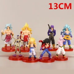 8PCS/SET 13CM Dragon Ball Z PVC Anime Figure Toy (Opp Bag)