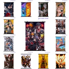 60*90CM 14 Styles Naruto Cartoon Wallscrolls Anime Wall Scroll