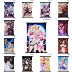 60*90CM 13 Styles Pretty Soldier Sailor Moon Cartoon Wallscrolls Anime Wall Scroll