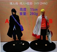 2 Styles 15cm Naruto Sasuke/Uzumaki Anime PVC Figure